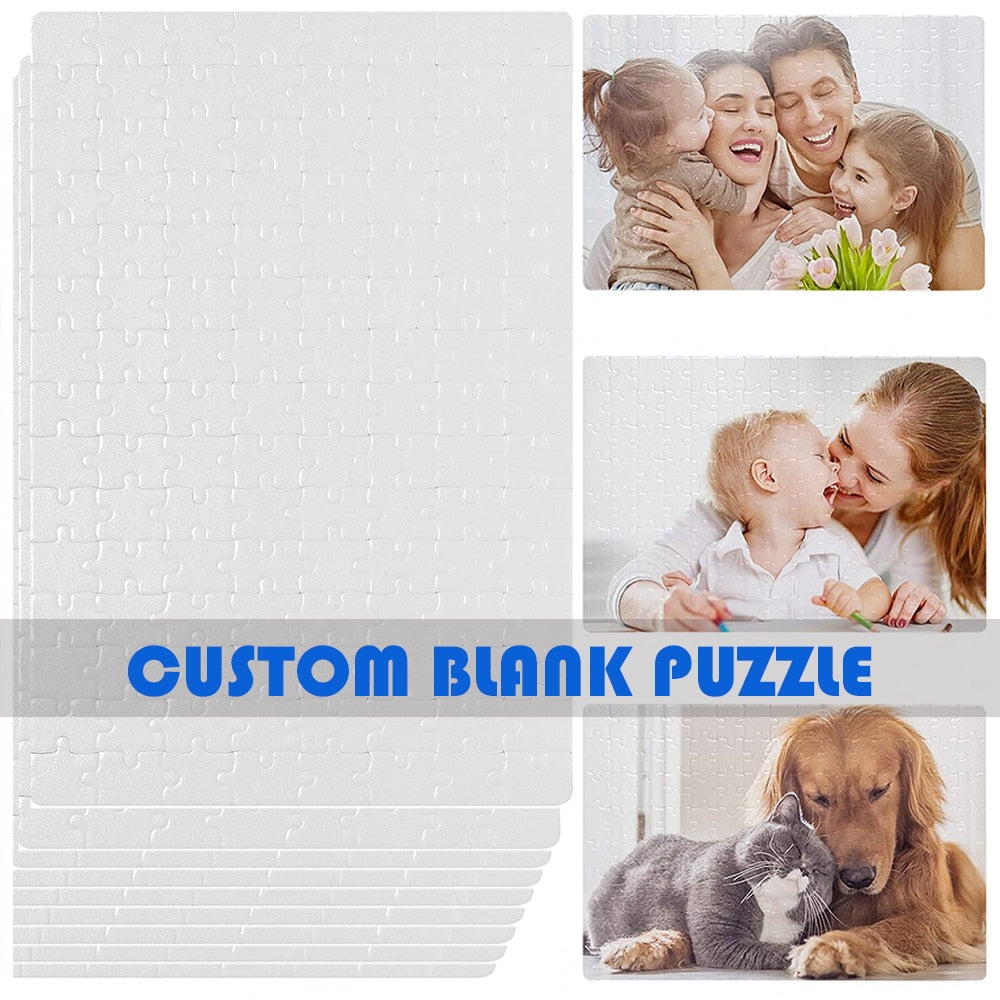 Puzzle 1000 White Pure Hell Jigsaw 500 Pieces Difficult Wooden Kids Round Piezas Educational Toys For Children Birthday Gifts