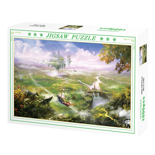 Puzzles For Adults 1000 Pieces Assembling Picture Landscape Animal Large Jigsaw Puzzle Kids Learning Educational Games Toys Gift