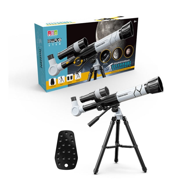 Toy Astronomical Telescope For Children Astronomy Kids Space Zoom Educational Toys Monocular Outdoor Travel Birthday Gifts
