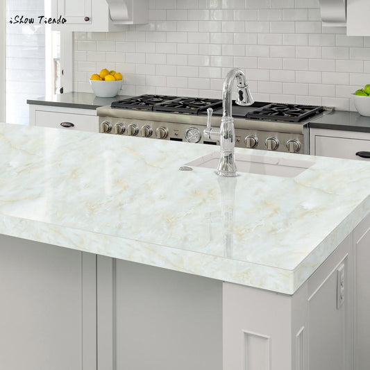 Marble Contact Paper Self Adhesive wall sticker table desk Kitchen